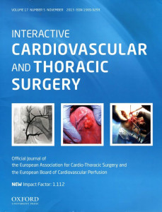 Interactive CardioVascular and Thoracic Surgery